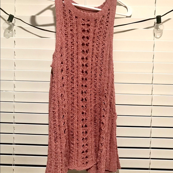 Rusty Rose Knit Tank - Picture 1 of 3